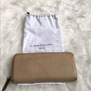 Leather Liebeskind zip wallet